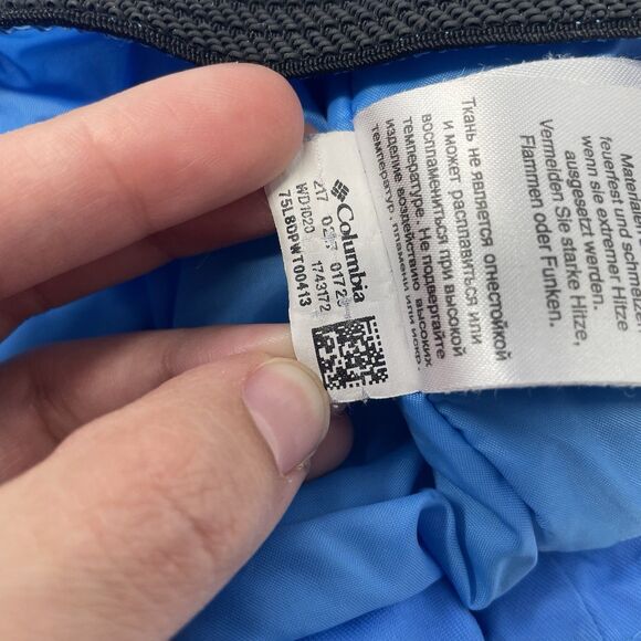 Columbia Toddler Boys Winter Snow Jacket  Blue Full Zip Hooded Kids Size 3T - Picture 9 of 10